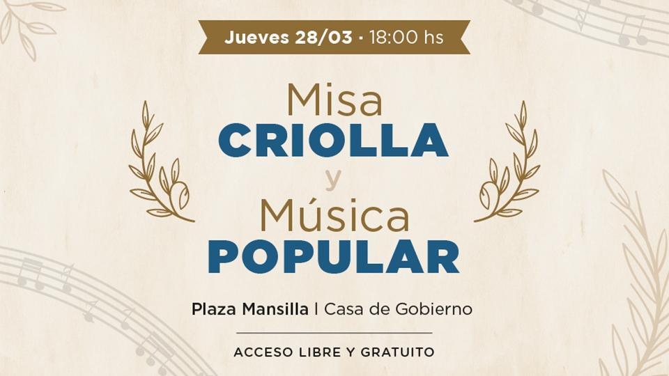Semana Santa en Paraná: Reconocidos artistas brindarán el concierto “Misa Criolla y Música Popular”