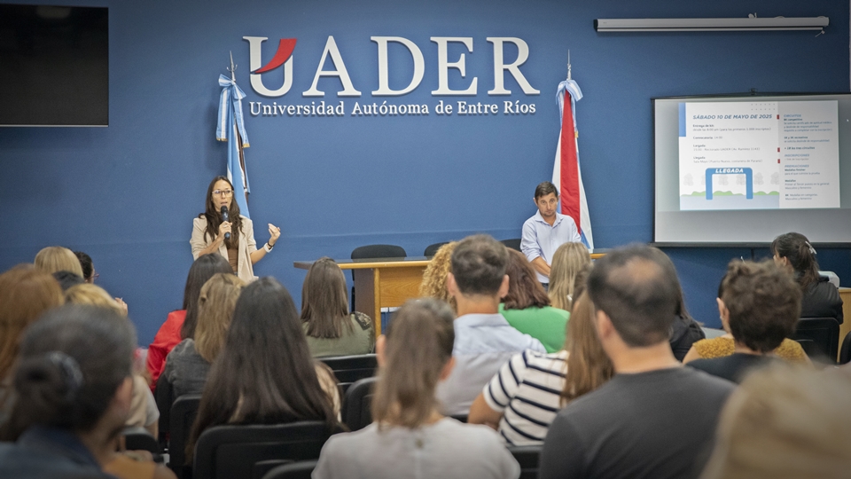 Maratón UADER 25 años: Se realizó un encuentro con personal de Rectorado para coordinar aspectos organizativos